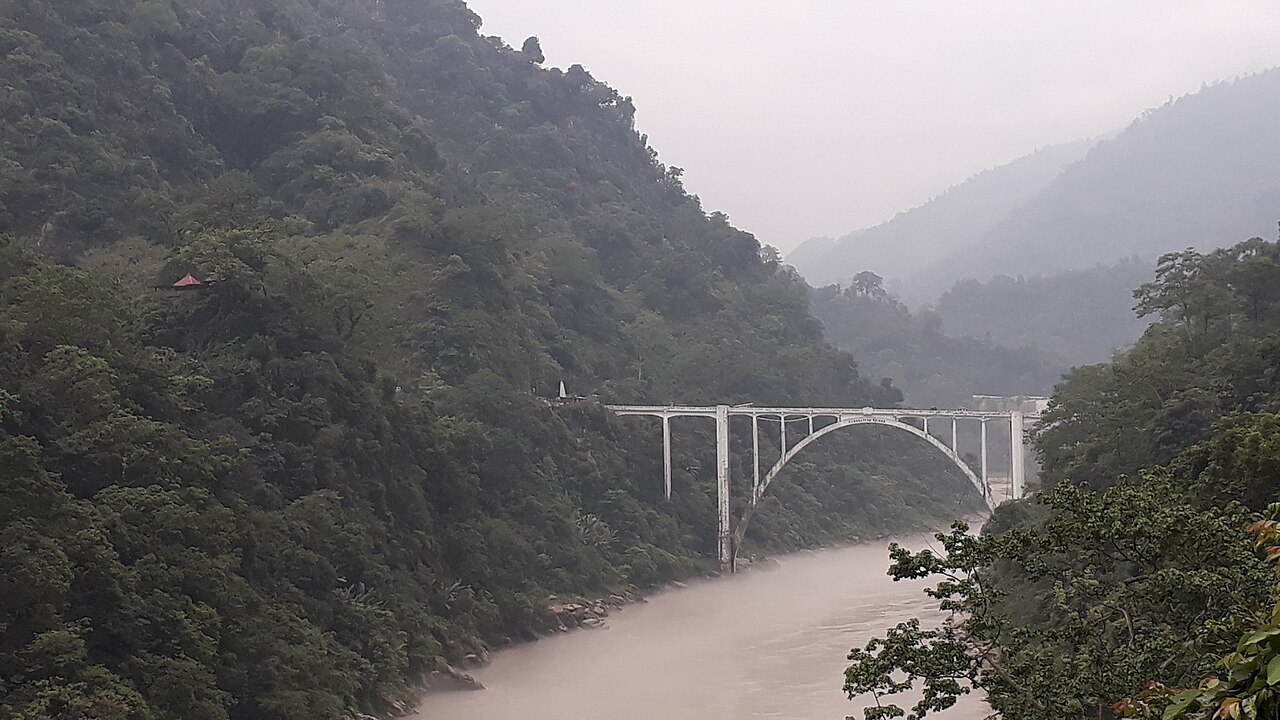 Coronation Bridge over the Teesta at Sevoke